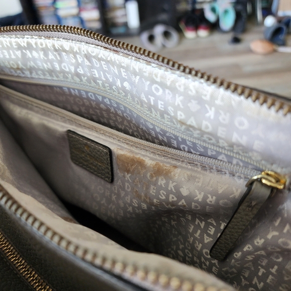 Kate Spade Pebble/Suede leather satchel - Picture 8 of 14